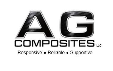 AG composites logo on display