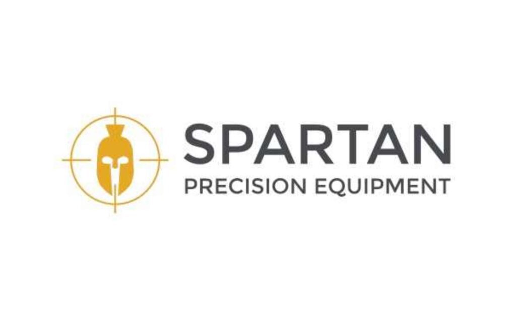Spartan Precision Equipment logo with helmet icon.